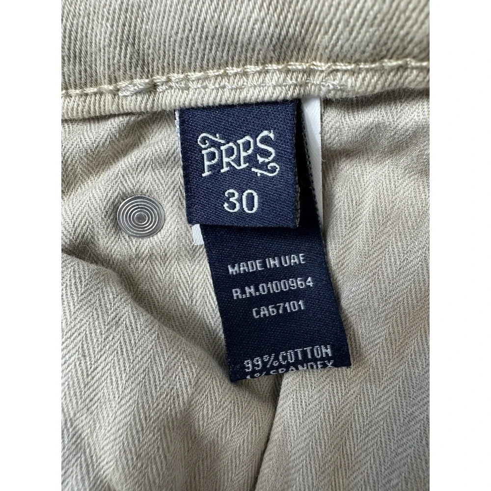 PRPS Goods & Co Le Sabre Slim Straight Fit Jeans Mens 30x33 Japanese Denim NWT - Picture 12 of 13